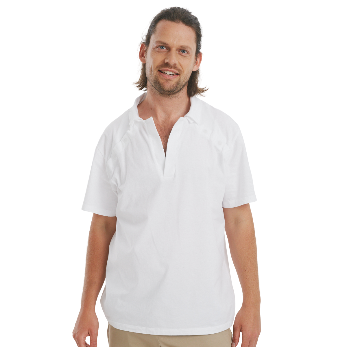 The Top  Fastening Polo Shirt  The Shapes United Polo Shirt.